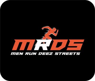 Men Run Deez Streets Black Art Mousepad